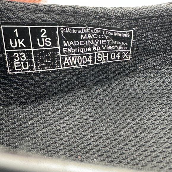 Dr. Martens Maccy Mary Jane Shoes Kids 2 Black Patent Leather Air Cushioned Sole - Picture 10 of 10